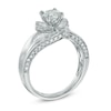 Thumbnail Image 1 of 1 CT. T.W. Diamond Swirl Engagement Ring in 14K White Gold