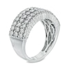 Thumbnail Image 2 of 2 CT. T.W. Certified Diamond Multi-Row Anniversary Band in 14K White Gold (I/SI2)