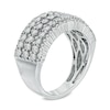 Thumbnail Image 1 of 2 CT. T.W. Certified Diamond Multi-Row Anniversary Band in 14K White Gold (I/SI2)