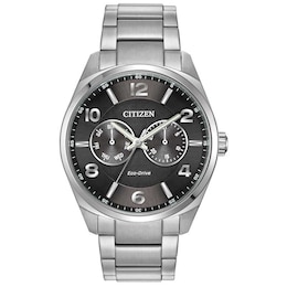 Men's Citizen Eco-Drive® Corso Watch with Black Dial (Model: A09020-84E)