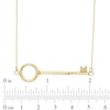 Thumbnail Image 2 of Sideways Key Necklace in 10K Gold
