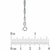 035 Gauge Singapore Chain Anklet in 10K White Gold - 10"