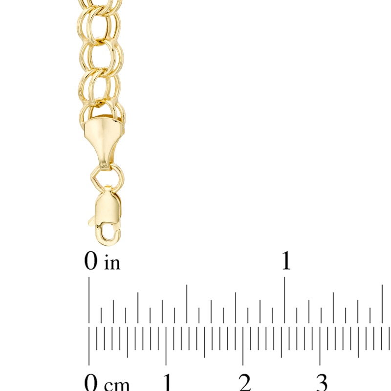 Charm Bracelet in 10K Gold - 7.25"