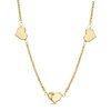 Thumbnail Image 1 of Triple Heart Necklace in 10K Gold