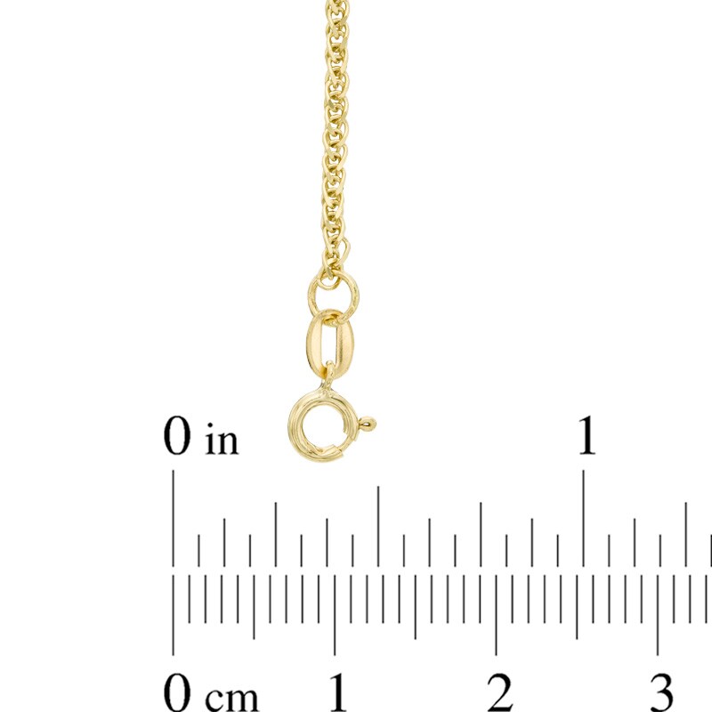 Main Image 2 of Triple Heart Necklace in 10K Gold