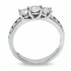 Thumbnail Image 2 of 1-1/2 CT. T.W. Diamond Three Stone Ring in 10K White Gold
