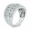 Thumbnail Image 1 of 2 CT. T.W. Diamond Multi-Row Band in 14K White Gold