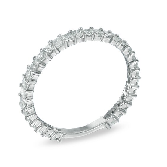 1 CT. T.w. Princess-Cut Diamond Eternity Band in 14K White Gold