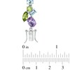 Thumbnail Image 2 of Multi-Gemstone Bracelet in Sterling Silver - 7.25"