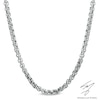 Thumbnail Image 0 of Men's Signature Tag Box Chain Necklace in Stainless Steel - 30"
