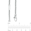 Thumbnail Image 1 of Men's Signature Tag Box Chain Necklace in Stainless Steel - 30"
