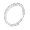 Thumbnail Image 2 of Ladies' 2.0mm Contour Wedding Band in 14K White Gold