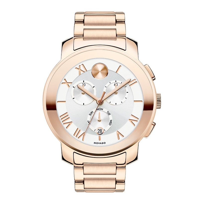 Main Image 1 of Ladies' Movado Bold® Chronograph Watch with Silver Dial (Model: 3600207)