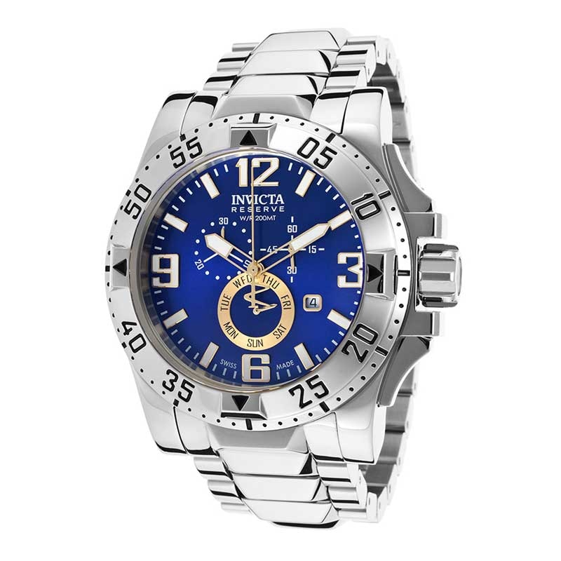 Main Image 1 of Men's Invicta Reserve Chronograph Watch with Blue Dial (Model: 15310)