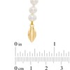 Thumbnail Image 2 of 5.0-6.0mm Freshwater Cultured Pearl Strand Necklace with 14K Gold Clasp-16"