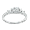 Thumbnail Image 3 of 3/4 CT. T.W. Diamond Past Present Future® Engagement Ring in 14K White Gold