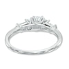 Thumbnail Image 2 of 3/4 CT. T.W. Diamond Past Present Future® Engagement Ring in 14K White Gold