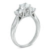 Thumbnail Image 2 of 1-1/2 CT. T.W. Diamond Past Present Future® Engagement Ring in 14K White Gold