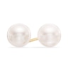 Thumbnail Image 0 of 6.0 - 6.5mm Cultured Freshwater Pearl Stud Earrings in 14K Gold