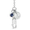 Thumbnail Image 2 of Vera Wang Love Collection 1/5 CT. T.W. Diamond Rose Pendant in Sterling Silver