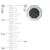 Thumbnail Image 3 of Men's Black Diamond Stud Earrings in Stainless Steel