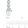 Thumbnail Image 2 of 1 CT. T.W. Diamond Frame Line Bracelet in 10K White Gold