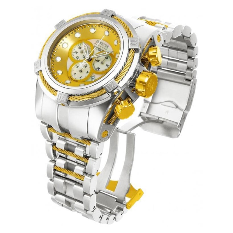 Main Image 1 of Men's Invicta Bolt Chronograph Watch with Yellow Dial (Model: 12746)