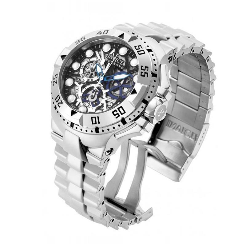 Main Image 1 of Men's Invicta Excursion Chronograph Watch with Black Skeleton Dial (Model: 15978)