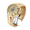 Thumbnail Image 1 of Men's Invicta Excursion Chronograph Gold-Tone Watch with Gold-Tone Skeleton Dial (Model: 15980)