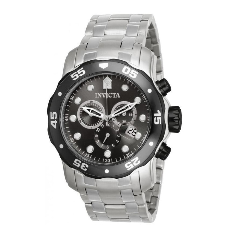Main Image 1 of Men's Invicta Pro Diver Chronograph Two-Tone Watch with Black Dial (Model: 17083)