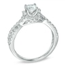 Thumbnail Image 2 of 1 CT. T.W. Diamond Twist Shank Engagement Ring in 14K White Gold