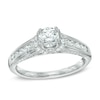 Thumbnail Image 0 of 1 CT. T.W. Diamond Collar Engagement Ring in 14K White Gold