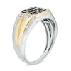 Thumbnail Image 2 of 1/2 CT. T.W. Enhanced Champagne and White Diamond Ring in 10K Two-Tone Gold