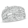 Thumbnail Image 0 of 3/4 CT. T.W. Diamond Layered Orbit Ring in 10K White Gold