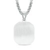 Thumbnail Image 2 of Men's Diamond Accent Saint Christopher Medal Pendant in Stainless Steel - 24"
