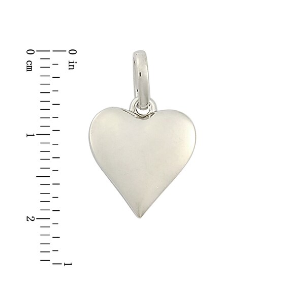 Personality Charms Heart Charm in Sterling Silver