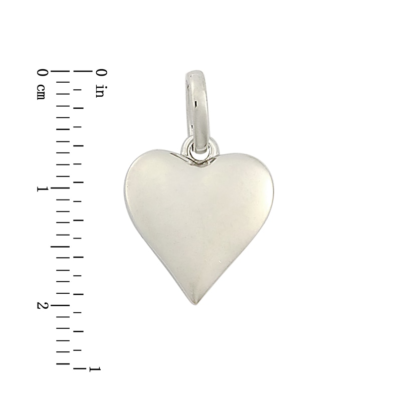 Personality Charms Heart Charm in Sterling Silver