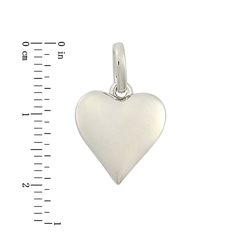 Main Image 2 of Personality Charms Heart Charm in Sterling Silver