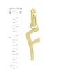 Thumbnail Image 2 of Personality Charms "F" Initial Charm in Sterling Silver with Yellow Rhodium