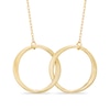 Thumbnail Image 1 of Double Circle Necklace in 10K Gold