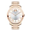 Thumbnail Image 1 of Ladies' Movado Bold® Rose-Tone Watch with Silver-Tone Dial (Model: 3600200)