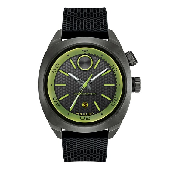 Men's Movado BoldÂ® Strap Watch with Gunmetal Grey Dial (Model: 3600211)