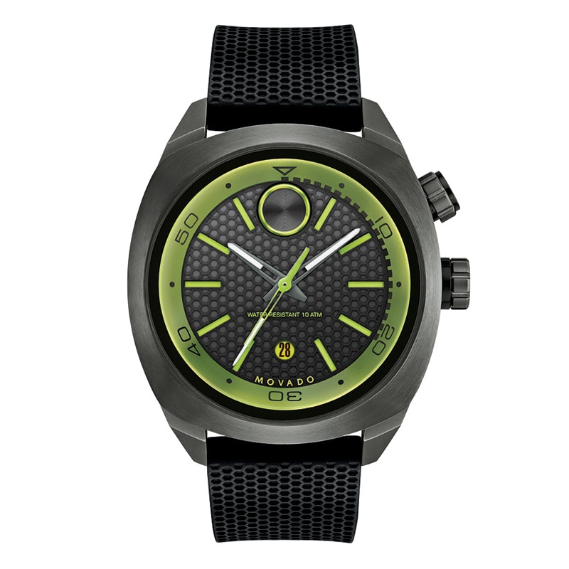 Main Image 1 of Men's Movado Bold® Strap Watch with Gunmetal Grey Dial (Model: 3600211)