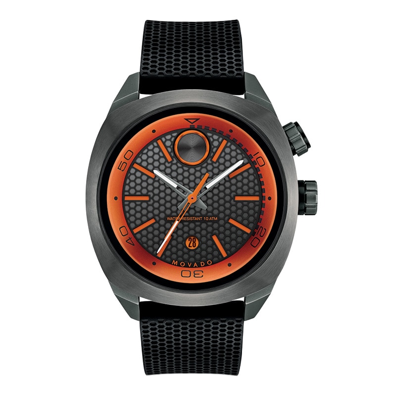 Main Image 1 of Men's Movado Bold® Strap Watch with Gunmetal Grey Dial (Model: 3600212)