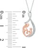 Thumbnail Image 2 of Diamond Accent Motherly Love Infinity Pendant in 10K Two-Tone Gold