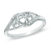 Thumbnail Image 0 of Diamond Accent "MOM" Ring in Sterling Silver