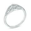 Thumbnail Image 1 of Diamond Accent "MOM" Ring in Sterling Silver