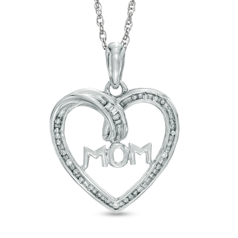 Dropship 925 Sterling Silver Mom Necklace Birthstone Love Heart Pendant  Mothers Necklace For Women Mama Aunt Grandma Mothers Day Birthday Christmas  Gifts to Sell Online at a Lower Price | Doba