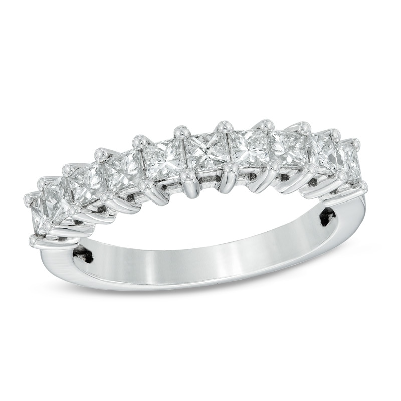 Main Image 1 of 1 CT. T.W. Princess-Cut Diamond Anniversary Band in 14K White Gold