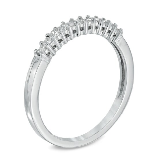 1/4 CT. T.w. Princess-Cut Diamond Anniversary Band in 14K White Gold